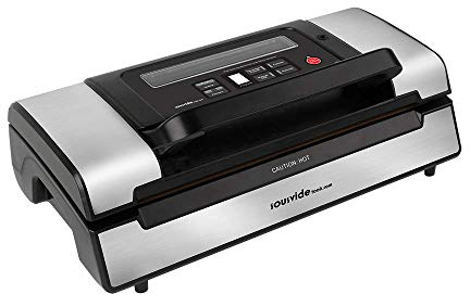 SousVideTools | Vacuum Sealer for Sous Vide Cooking and Food Preservation | Built-In Cutter and 30 cm Bag Sealing Bar | Food Vacuum Machine