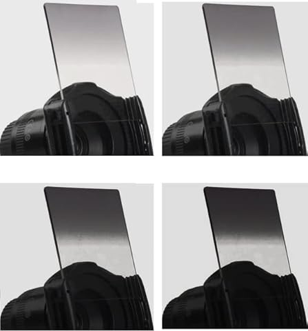 4 FILTRI KIT compatibile con COKIN GRADUATO NEUTRAL DENSITY FILTRO ND2 ND4 ND8 ND16 serie P filter grigio neutro GRADUALE DIGRADANTE square gray densita neutra GND2 GND4 GND8 GND16