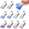 10 Pezzi Mollette Acciaio Inox, Metallo, Multifunzione per Bucato, Antivento Antiruggine Mollette, Mollette Chiudi Sacchetti, Senza Impronte, per Vestiti, Calze, Fotografie e Conservazione di Cibo