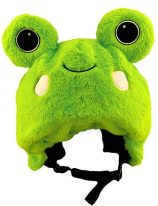 QSTDGVPW Nette Tier Ski Helm Abdeckung Helm Dekoration für Erwachsene Kinder Cartoon Dekorative Fahrrad Helm Abdeckung Plüsch Kappe Dekor