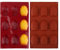 Set de 2 Moldes de Silicona para Hornear Madeleines y Magdalenas, 9 Cavidades Antiadherentes, Libres de PFOA