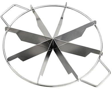 Taglierina per torta, taglierina rotonda, dolci, formaggio, pressa per pizza, separatore per torte in acciaio antiaderente, taglierina a strati, strumento con manici laterali per feste,