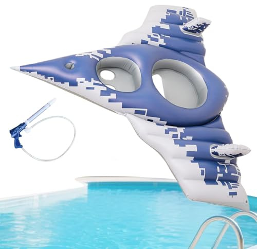 Poolflottar för barn,Uppblåsbara badringar,Poolleksak med Vattenspruta - för Trädgård Vattenaktiviteter Duscha Badkar Badrum Pojkar Flickor