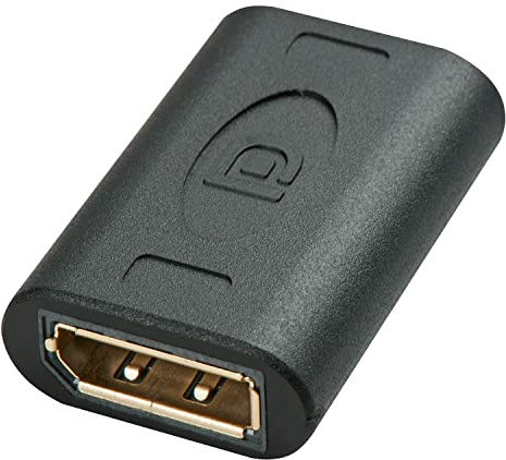 Lindy 41020 Doppia Femmina DisplayPort, Nero