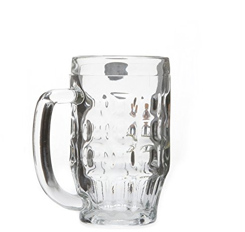Collection HANSI - 6 Bocks à bière type MALLES décor couleur d'après Hansi