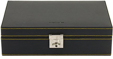 Friedrich|23 Unisex Chronos Uhrenkasten für 10 Uhren Leder 26121-2