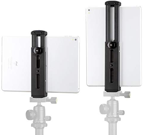 Ulanzi - Aluminium Stativhalterung - Halterung für iPad Pro/Mini - 1/4-20 Gewinde - Cold Shoe Blitzschuh für Mikrofon und Beleuchtung