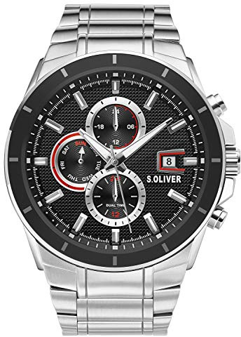 s.Oliver Time Herren Multifunktionsuhr