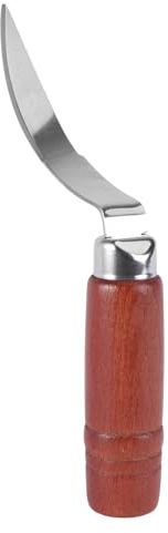 UPKOCH Coconut Meat Removal Knife Grater Slicer Stainless Steel Coconut Meat Scraper Fish Skin Dandruff Scraper Remover for Kitchen