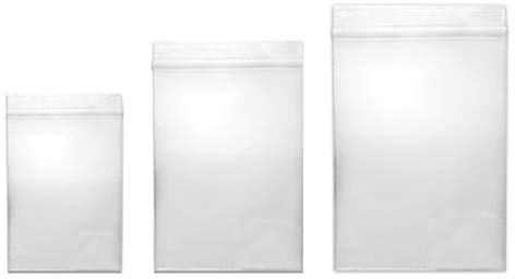 WeltiesSmartTools Zip-Set aus 300 Druckverschlussbeutel 50my 3 verschiedene Größen 40x60mm|60x80mm|80x120mm je 100 Stück kleine wieder-verschließbare Plastik-Tütchen recycling fähig Sortiment