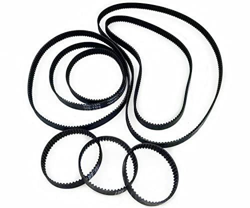 Ruimou 8pcs correas dentadas,GT2 correa de transmisión de bucle,cerrado correa síncrona de goma, para la mayoría de tipos de impresoras 3D