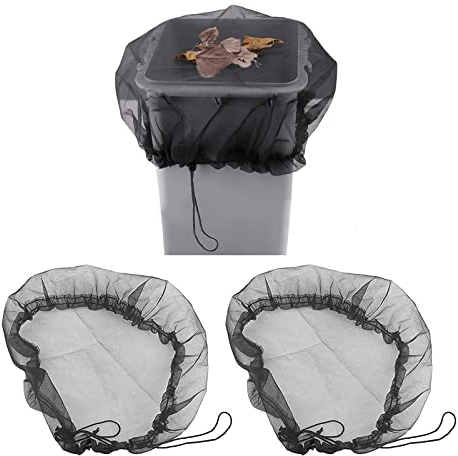 2 pezzi Copertura per Cisterna Piovana, Rete di Protezione Serbatoio Acqua piovana, Copertura per Barile da Pioggia, Adatto per la Protezione da Zanzare, Foglie e Piccoli Animali
