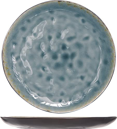 Cosy & Trendy Plato plano LAGUNA Azul/Gris-D 27CM - Lote de 3