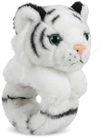 jarbins Animal Slap Bracelets Tiger Plush Kids Pretend Play Bracelets Bulk Toys Wristband for Children Birthday Party Favors