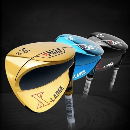 GRASKY Cale de club de golf – 56/60 degrés pour droitier pour homme et femme, parfait pour les coups de bunker et l'approche verte (60D-noir)