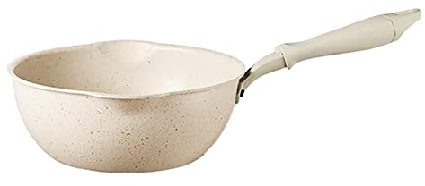 MYVVKIA , Pentola per Zuppa, Pentola in Pietra di Grano, per Friggere E Friggere, Padella Elettrica Multiuso E Multifunzione, per La Casa, Wok Non Rivestito