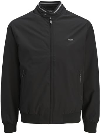 JACK & JONES Cazadora para hombre, Negro, M