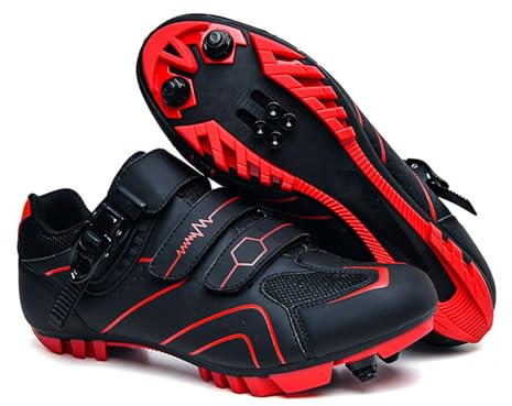 Mateju Men's MTB Cycling Shoes SPD Compatible Breathable Outdoor Cycle Shoes Unisex Sneaker Women Mountain Bike Shoes
