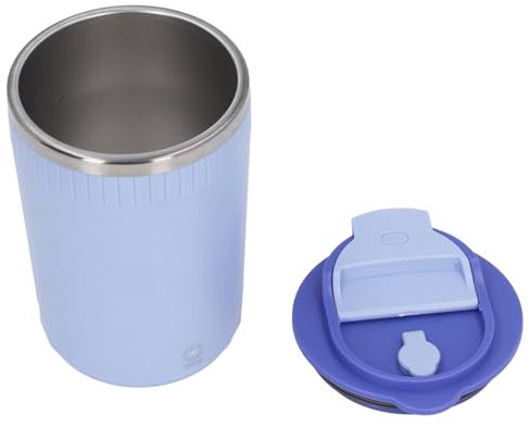 Taza Autoagitadora, Taza Mezcladora Giratoria Portátil de Acero Inoxidable 304, Recargable por USB para Viajes (#4)