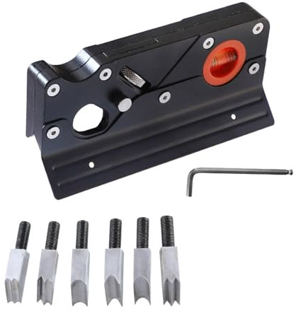 Handhobel Ergonomische Holzbearbeitung Handhobel mit 7 Fräsköpfen Option zum Abflachen von Kanten, Trimmen und Eckanfasen