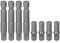 8 StückStecknuss Adapter, 1/4 Sechskantschaft Universal Sechskant Adapter Steckschlüssel, Schlagschrauber Adapters für Bohrmaschine und Akkuschrauber Steckschlüssel Nüsse und Stecknüsse, Bit-Halter