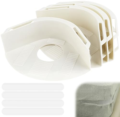 Niuny Attache Drap Housse Maintien Tendeur Drap Housse 4Pcs Bloc Draps Housse Angle Porte-Draps de Lit avec Bandes de Verrouillage Supports de Draps pour Les ProtèGe Matelas Les Couvertures