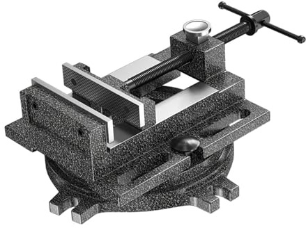 KIXZSAZ Morsa da trapano a colonna, morsa da banco per lavorazione del legno, industriale per impieghi gravosi con potenza di presa extra e base girevole, banco per riparazione di gioielli e orologi,