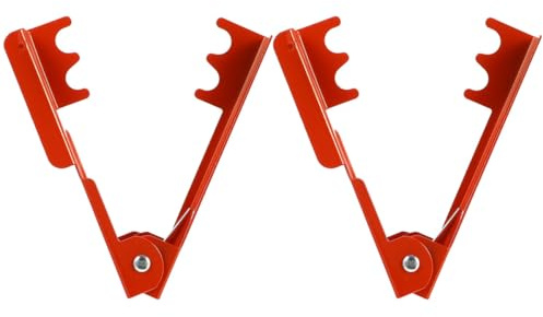 UTHCLO Pinze per Rimuovere Spine di Rose in Ferro 2 Pezzi, Strumento Manuale per Pulizia Steli e Foglie, Utensile Giardinaggio per Fioristi e Bouquet Fai da Te, Antiruggine Molla