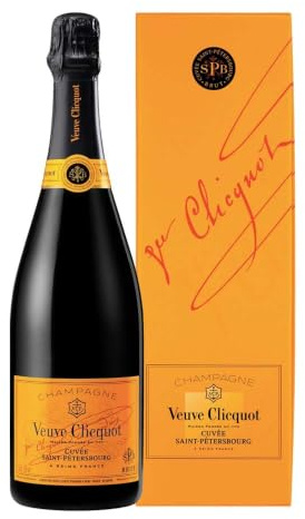 Cuvèe Saint-Petersbourg Brut Champagne AOC Veuve Clicquot - Astuccio | Con Astuccio, Brut, AOC