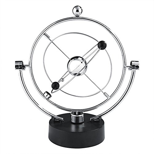 Fdit Craft Milchstraße Swing Ball Schreibtisch himmlischen Körper kinetische Bewegung Orbital elektrische Wiggler Swing Ball Schreibtisch für Home Room Decor(A603)