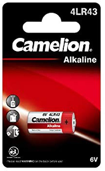 E-NUC Pile alcaline 4 LR43 6 V 0% Mercure (1 pc) Camelion