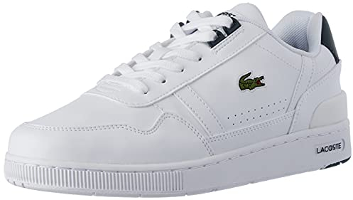 Lacoste T-Clip 0121 1 SUJ, Zapatillas, Wht/Dk Grn, 37 EU
