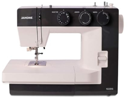 JANOME 1522BL (Blue) | Janome 1522BL Blue mit 22 Nähprogrammen, starkem Motor und komfortabler Ausstattung für vielseitige Projekte.