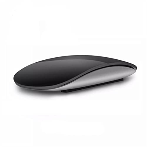 LiLiTok Mouse wireless Bluetooth 5.0 Silent Multi Arc Touch Mouse Mouse Magic Mouse Ricaricabile Compatibile per Laptop Pad Mac PC MacBook (Nero)
