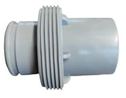 Bestway® Ersatzteil Schlauchadapter (grau/Ø 38 mm) für Salzwasser Chlorinator (2023)