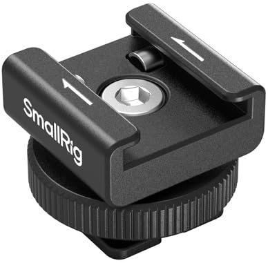 SMALLRIG Adattatore di Montaggio a Slitta Fredda per Microfono Wireless, per DJI Mic / Mic 2, per RODE Wireless Go II, per Saramonic BLink 900 B - 4822