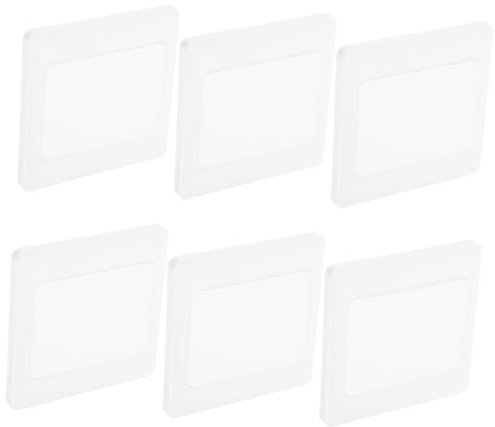 KITANDOVE 6er-pack Whiteboard-steckdosenplatte 86 Kabel Wandplatte Einfach Zu Installieren Dekorative Steckdose