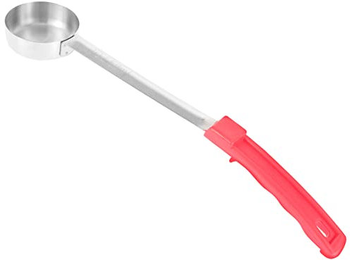 GRIRIW Stainless Steel Pizza Sauce Serving Scoop 2 Ounce Food Portion Control Spoon Kitchen Sauce Ladle