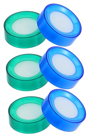 Didiseaon Spugnetta per Dita Umida 6 Pezzi, Spugna Nera per Contare Contanti Umidificatore Dita, per Cassieri e Smistamento Carta Conteggio Accurato Colore Casuale