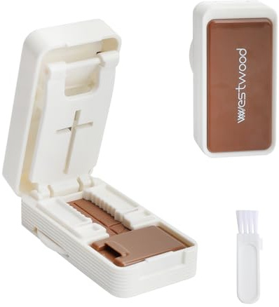 Einstellbar Tablettenteiler für Alle Tabletten Tablettenschneider | mit Aufbewahrungsfach Bürste Tablettenspalter Pillenteiler Pill Cutter Zerkleinern Pillenschneider Tablettenzerteiler