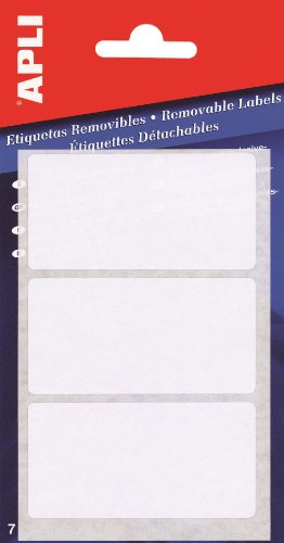 APLI 1895-Lagtagbara självhäftande etiketter 25X 40 mm