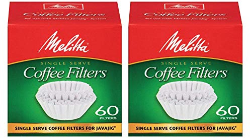 Melitta Java Jig, Single Serve Paper Coffee Filters - 2 Pack