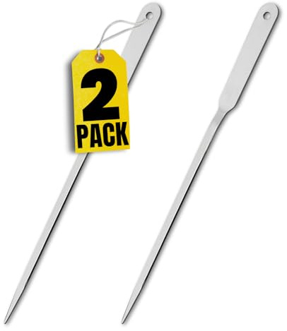 1InTheOffice Letter Opener, Stainless Steel Envelope Opener, 2 Pack