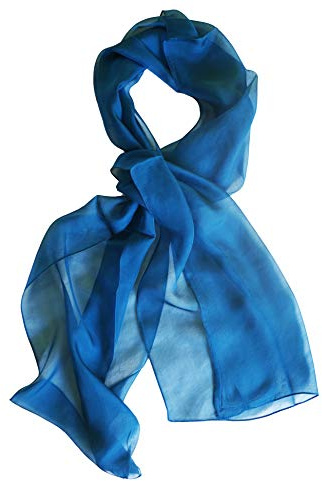 Posh Gear Damen Seiden Schal Chiffon Scialle aus 100% Seide