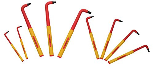 AB Tools VDE-isolierte Lange Stern Torx Schlüssel T10-T50 9-pc Bis zu 1000 V AC-Schutz