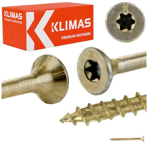 250 St. Spanplattenschrauben Holzschrauben TORX Teilgewinde verzinkt Ø 4,5x50