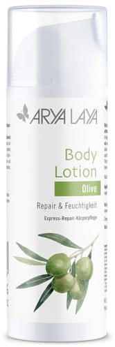 ARYA LAYA Body Lotion Olive, 150 ml | Wertvolle Inhaltsstoffe, regenerierend & feuchtigkeitsspendend, mit Repair-Wirkung, After Sun Pflege