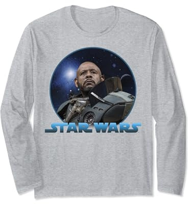 Star Wars Rogue One Saw Gerrera Galaxy Circle Long Sleeve T-Shirt