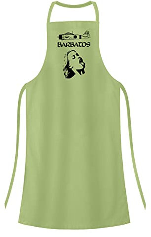 Generisch Barbatos - Rocking Metal Motherfucker - Hochwertige Grillschürze -Einheitsgröße-Pastel Lime
