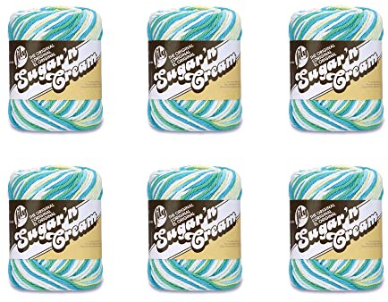 Lily Yarn, Cotton, Mod, 6 Pack